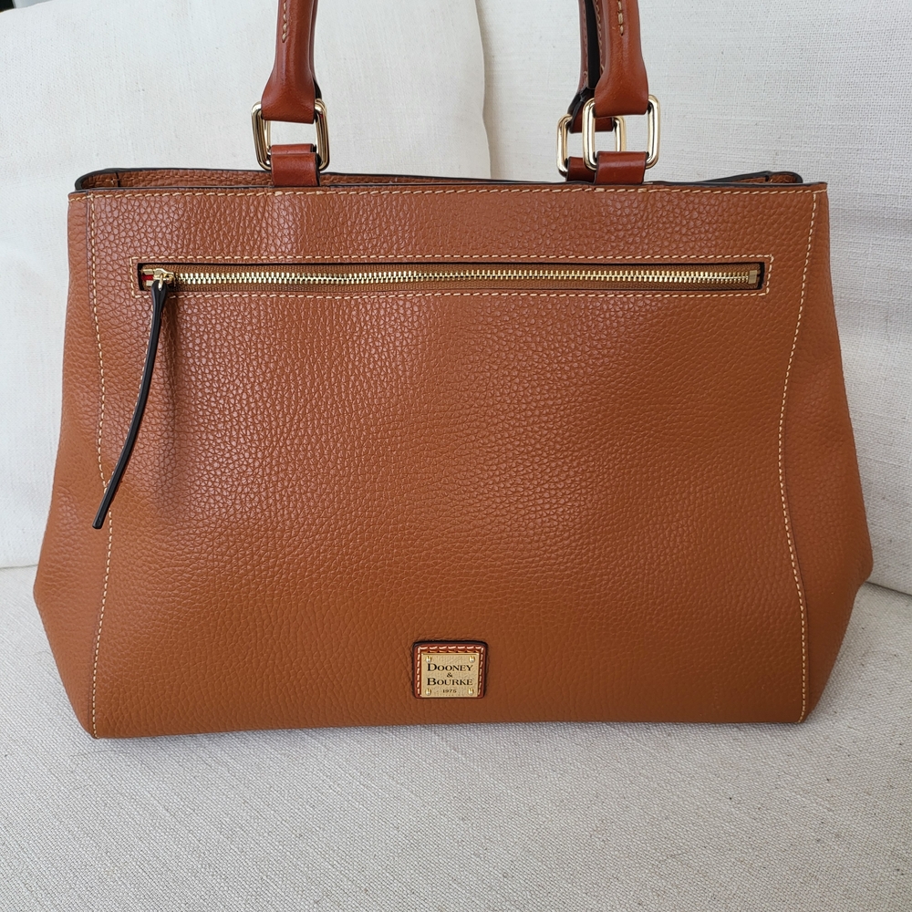 Dooney & Bourke Brown Leather Satchel